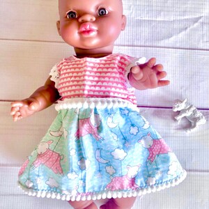13\u201d doll dress handmade mini Kane Long sleeveless romper