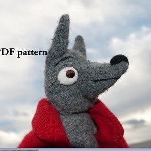 Wolf  Sewing Pattern, pdf