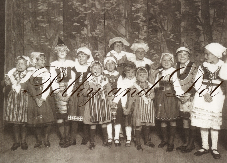 Swedish costume dance 1920s digital download image 1