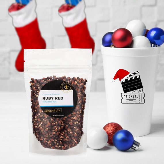 Ruby Red Christmas Popcorn Gourmet Red Popcorn Kernels Christmas