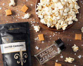 Salted Caramel Popcorn Seasoning: Gluten-Free Sweet & Salty Topping