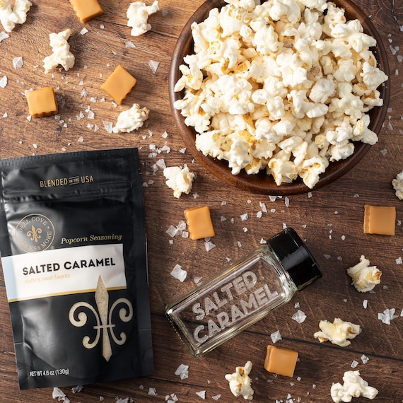 Salted Caramel Popcorn Seasoning: Gluten-Free Sweet & Salty Topping