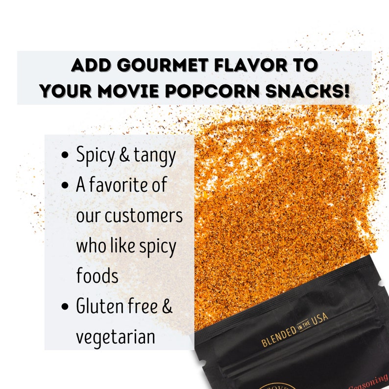 Buffalo Wings Popcorn Seasoning  spicy popcorn topping for image 4