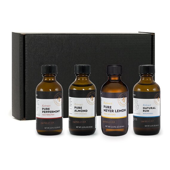 Baking Extracts Baking Gifts Set of 4 Gourmet Extract Etsy