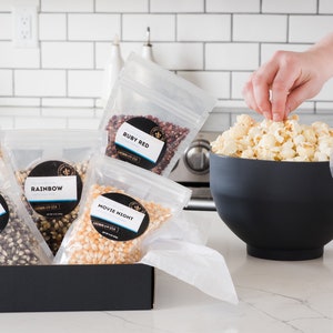 Popcorn Kernel Variety Pack for Popcorn Bar - Gourmet Six Kernel Sampler of Heirloom Popcorn