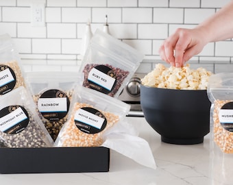 Popcorn Kernel Variety Pack for Popcorn Bar - Gourmet Six Kernel Sampler of Heirloom Popcorn