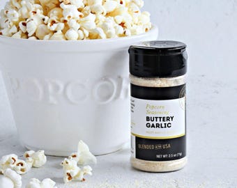 Buttery Garlic Popcorn Seasoning: Keto-Friendly Movie Night Gourmet Seasoning