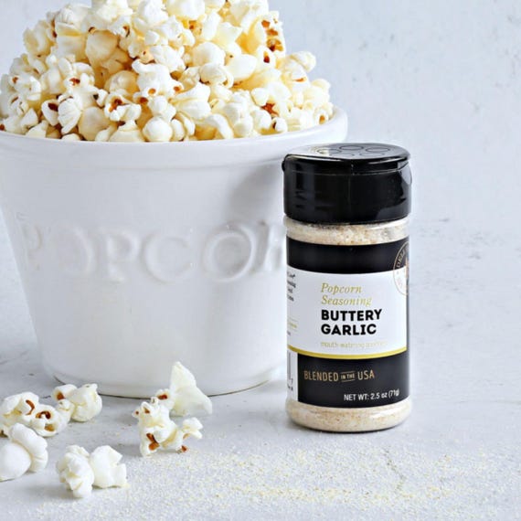 Buttery Garlic Popcorn Seasoning: Keto-Friendly Movie Night Gourmet Seasoning