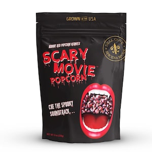 Bloody Red Popcorn Kernels: Halloween Horror Movie Night Snack