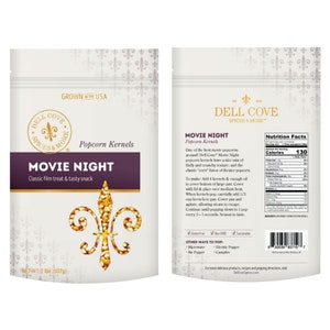 Movie Night Popcorn - gourmet popcorn kernels for microwave popcorn poppers - perfect home movie theater night snacks