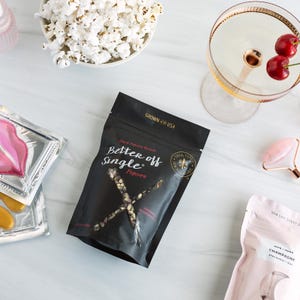 Better Off Single black popcorn kernels: Gourmet popcorn for self-care