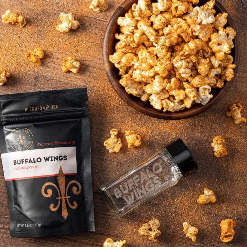 Buffalo Wings Popcorn Seasoning  spicy popcorn topping for image 3