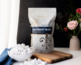Midnight Blue Hulless Butterfly Popcorn: Gluten-free Healthy Snacks