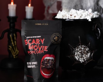 Bloody Red Popcorn Kernels: Halloween Horror Movie Night Snack