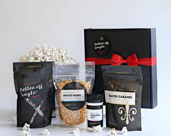 Better Off Single® Build Your Own Personalized Popcorn Gift Box