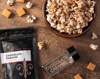 Chocolate Caramel Popcorn Seasoning: Gluten-Free Sweet Treat