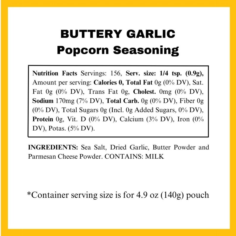 Movie theater popcorn butter with garlic buttery gluten-free popcorn topping, garlic butter popcorn seasoning mix image 7