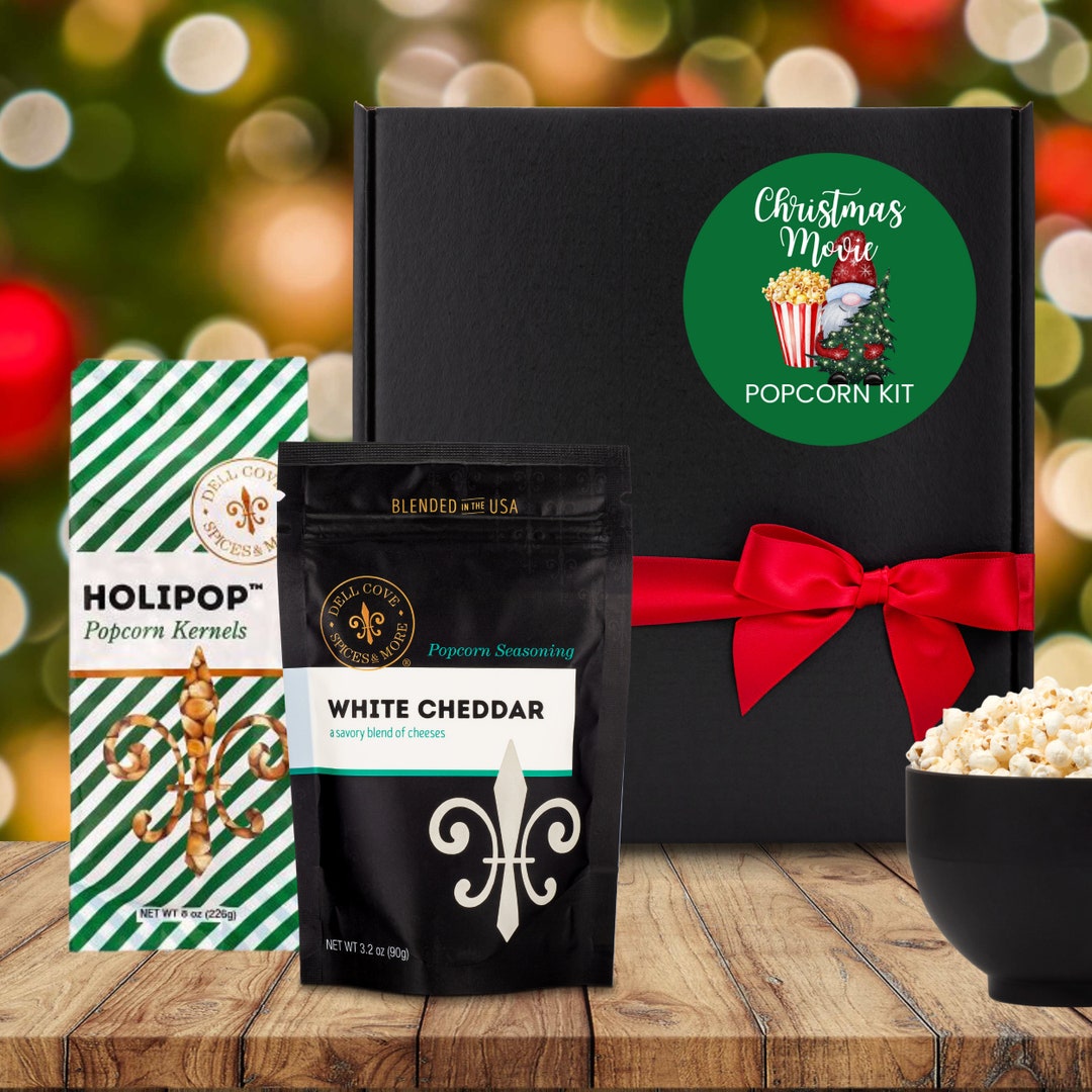 Christmas Movie Popcorn Kit Personalized Xmas Popcorn and Etsy