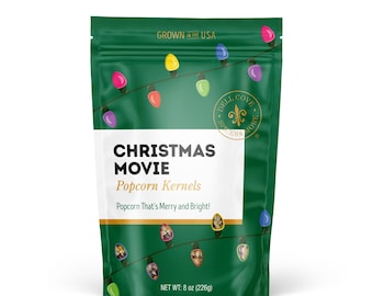 Christmas Movie Popcorn: Colorful Heirloom Popcorn Kernel Gift