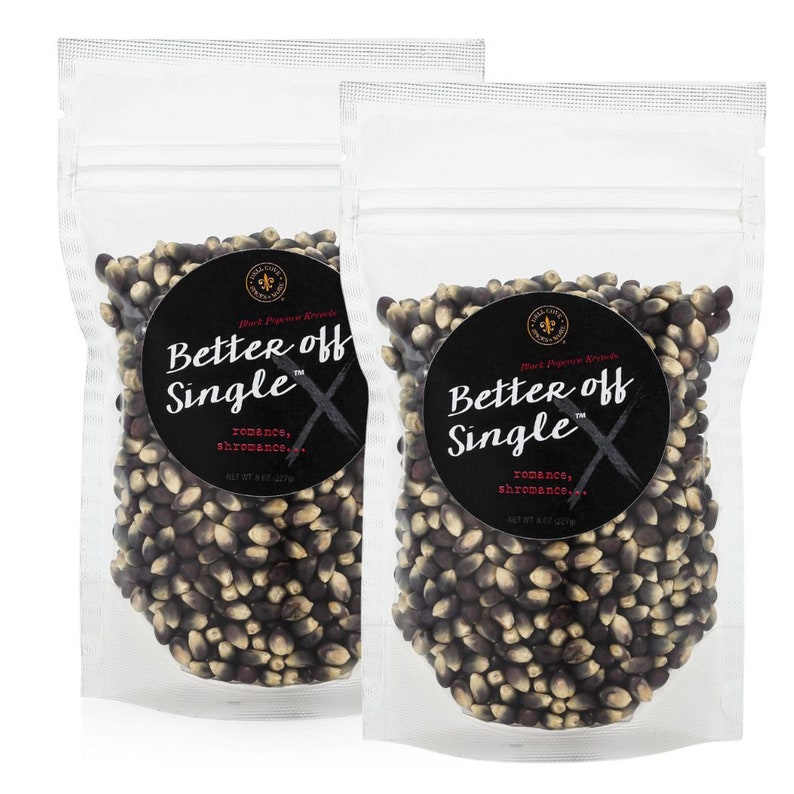 Better Off Single® Popcorn Treats Divorce popcorn gourmet kernels gift, Valentine's present for ex One Pound