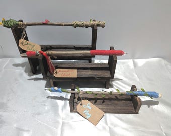 OOAK Handmade Crystal Witch Wand