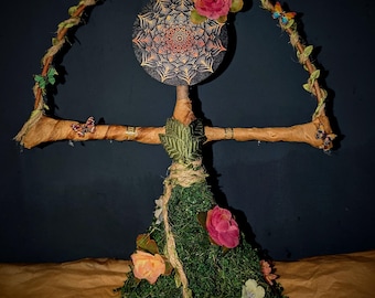 Gaia - OOAK Handcrafted Goddess Totem Doll
