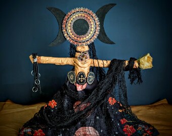 Hecate - OOAK Handcrafted Goddess Totem Doll