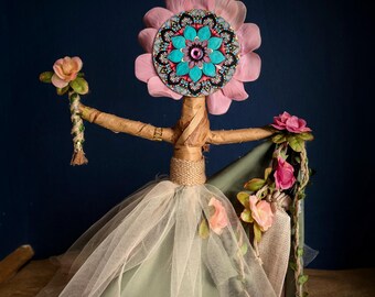 Airmed - OOAK Handcrafted Goddess Totem Doll