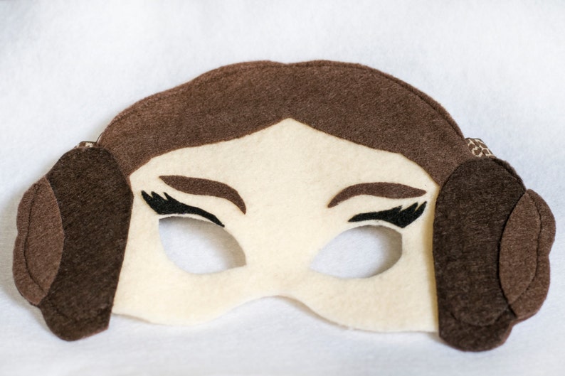 Download Princess Leia Star Wars Felt Mask / Kid's Costume & | Etsy