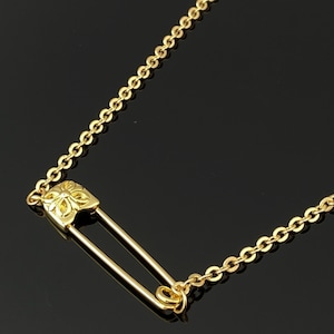 Chrome hearts necklace safety pin - Etsy 日本