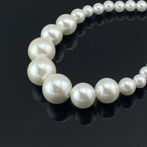 Dikke parelketting, statement parelchoker, extra grote parelketting