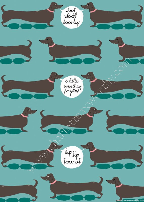 weiner dog sheets