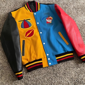 Custom Varsity Letterman Jacket: Wool & Leather, Personalized Embroidery
