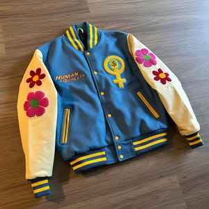 Custom Wool & Leather Letterman Jacket: Personalized Varsity Style