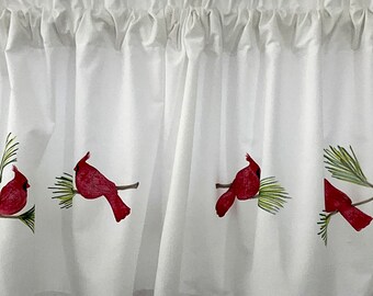 Cardinals Window Valance