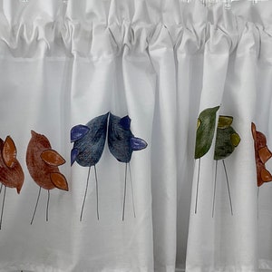 Birds of a Feather Window Valance