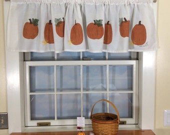Harvest Pumkin Valance
