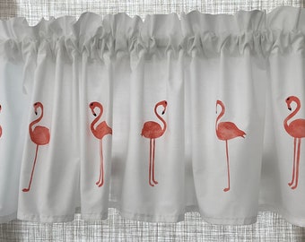 Flamingo Window Valance