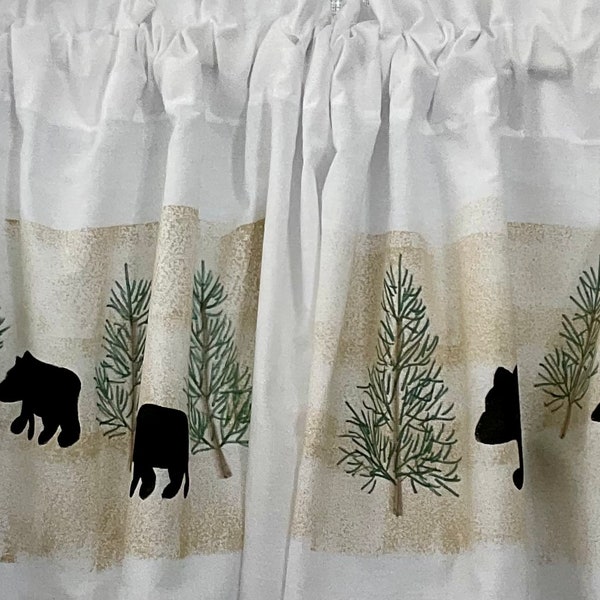 Beware of Bears Window Valance