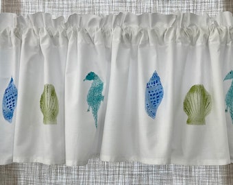 Sea Horse Window Valance