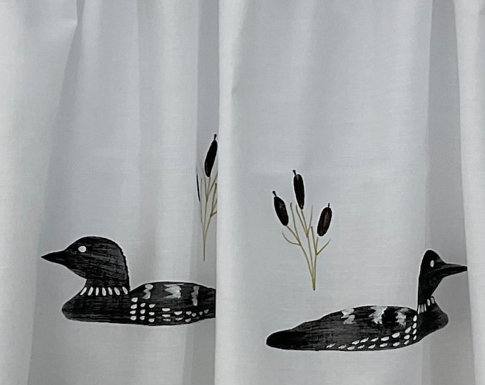 Featured listing image: Loons from the North Window Valance