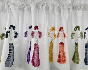 Single Blooms Window Valance