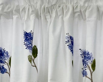 Periwinkle Delights Window Valance