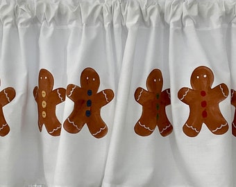 Grandpa Chic Gingerbread Valance