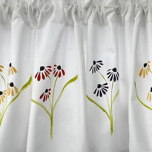 Cone Flower Window Valance