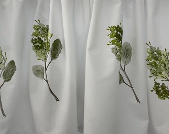 Green from my Garden Window Valance