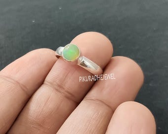 Handmade Opal Ring 925 Sterling Silver Statement Jewelry