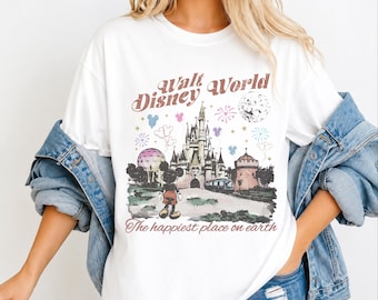 Retro Walt Disneyworld Shirt, Vintage Disneyworld T-shirt, Mickey Minnie Magical, Retro Family Vacation