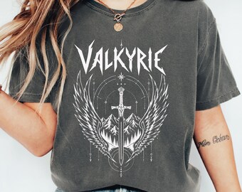 Valkyrie Shirt, A Court of Silver Flames T-shirt, The Valkyrie Ladies Tee, Acotar Velaris