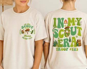 Personalized In My Scout Era Shirt, Custom with Troop Number and Name T-shirt